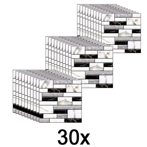 3x 3D márványos falmatricák (10 db/0,9 m²) | MARBLEBLOCKS