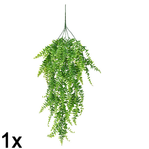 1x Műnövény, függő páfrány (80 cm) | FERNY