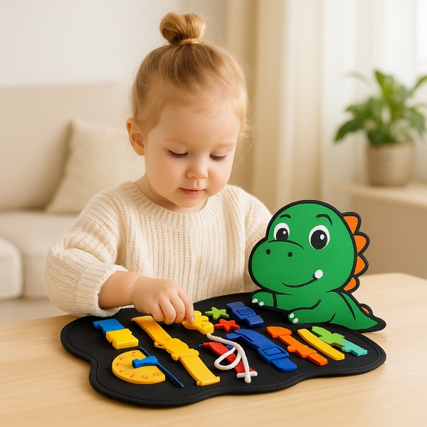 Montessori feladattábla kisgyermekeknek | DINOBOOK