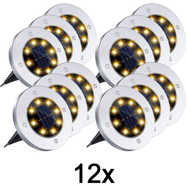 4x Kültéri napelemes talaj lámpák (3 db) | LUMIGARD
