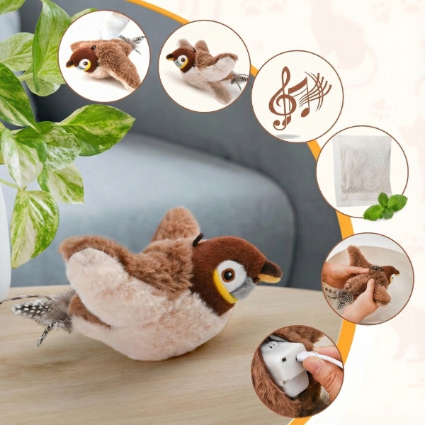 Interaktív csapkodó madárjáték | CHIRRCAT